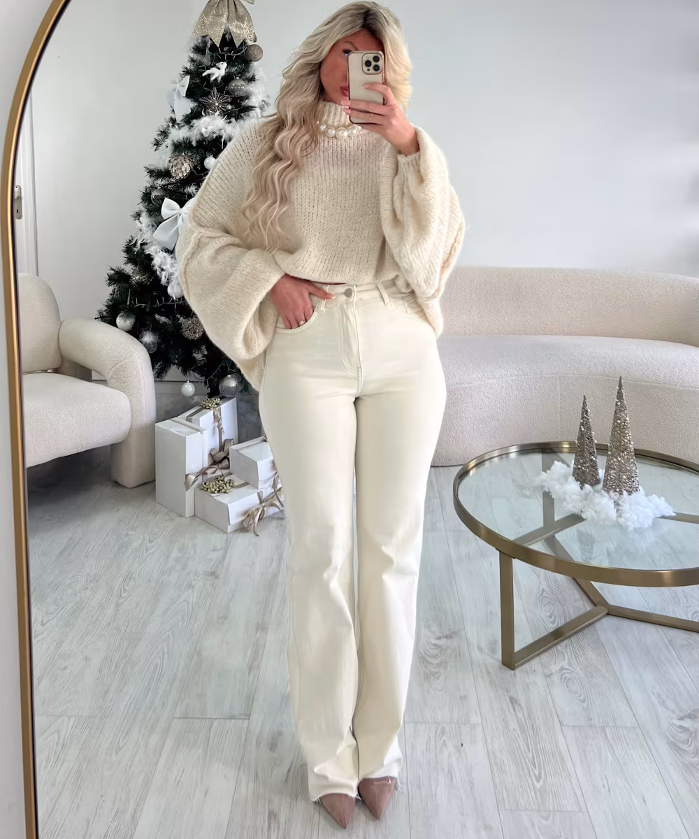 Jeans tall crème DRESS DESIREE