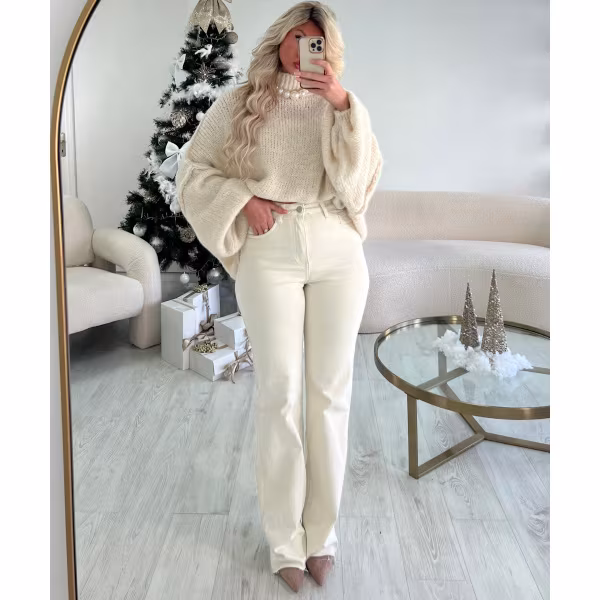 Jeans tall crème DRESS DESIREE