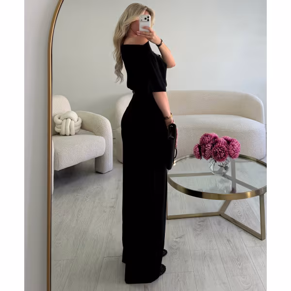 Pantalon barrel noir - DRESS DESIREE