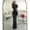 Veste simili croco cerise - DRESS DESIREE