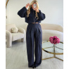 Bombers carreaux bleu marine - DRESS DESIREE