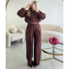 Bombers carreaux bordeaux- DRESS DESIREE