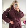 Bombers carreaux bordeaux- DRESS DESIREE