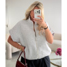 Sweat sans manches gris chiné  - DRESS DESIREE