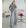 Comfy grey extra-tall trousers - DRESS DESIREE