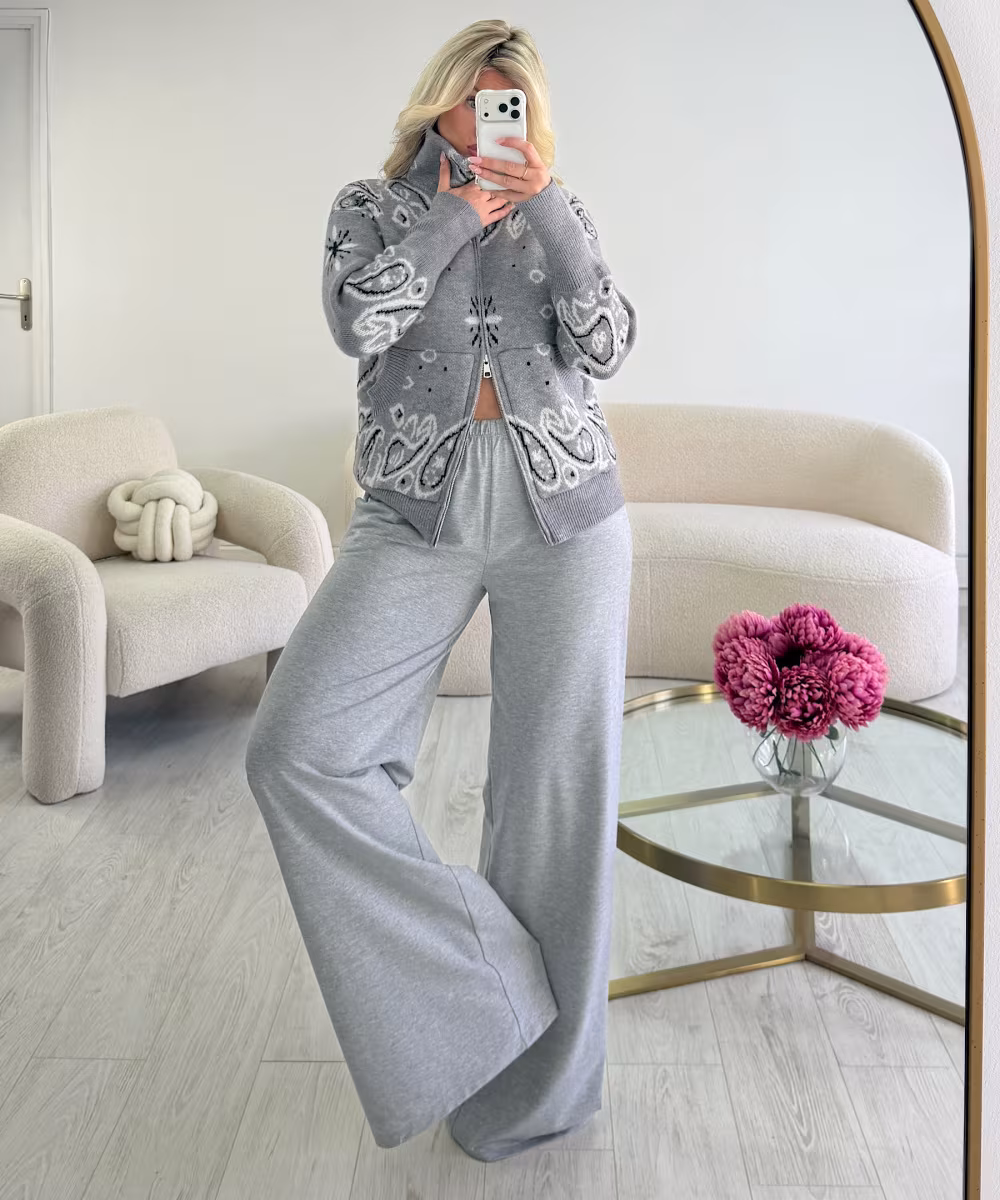 Pantalon comfy extra tall gris  - DRESS DESIREE