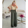 Pantalon comfy extra tall kaki  - DRESS DESIREE