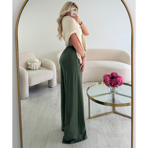 Comfy kakhi extra-tall trousers - DRESS DESIREE