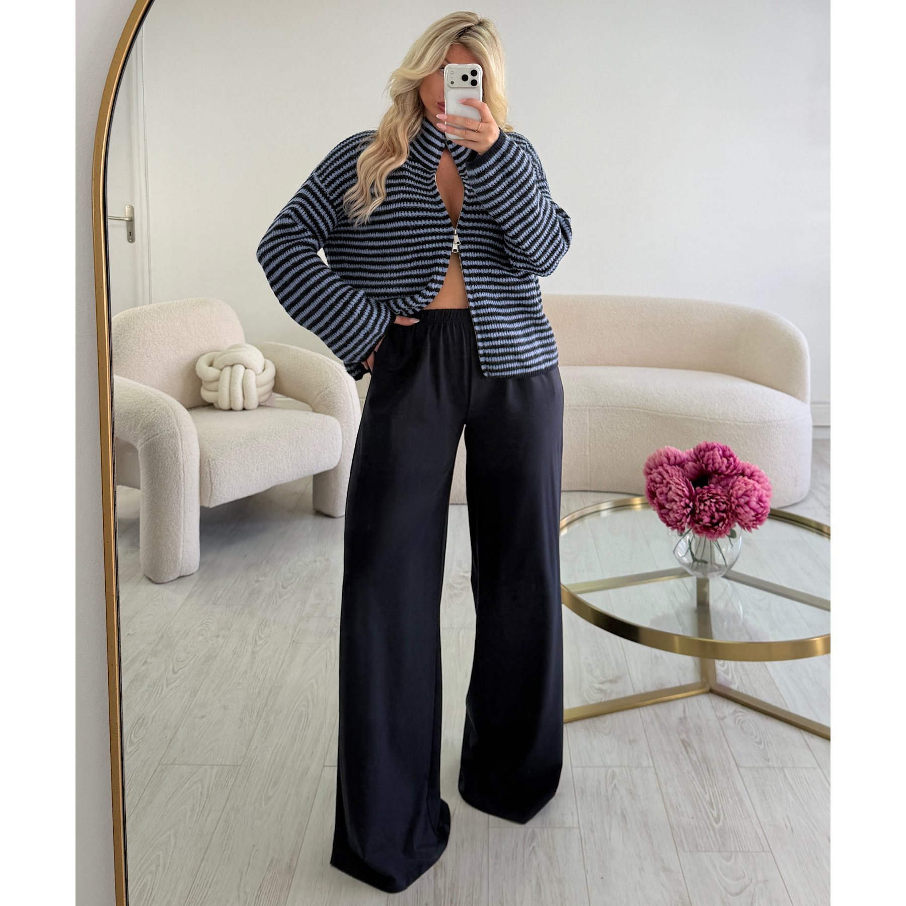 Pantalon comfy extra tall bleu marine  - DRESS DESIREE