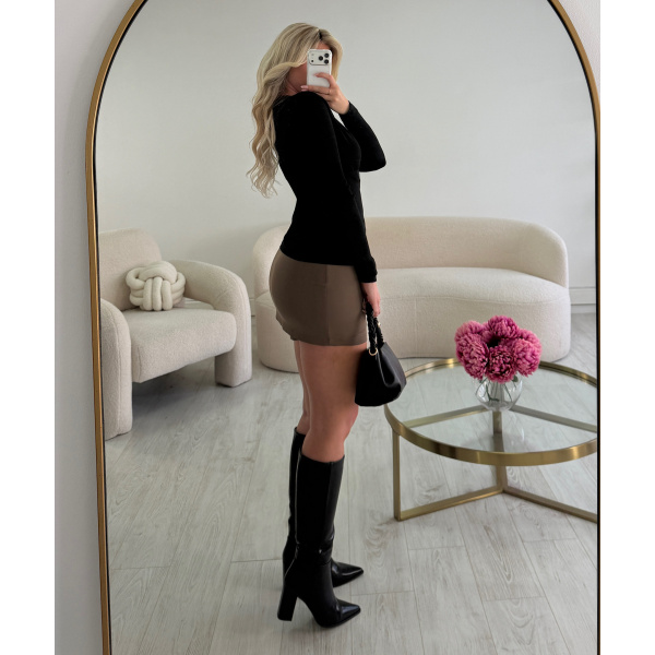 Fitted black lace jumper - DRESS DESIREE
