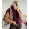 Taupe Suede Studded Bag - DRESS DESIREE