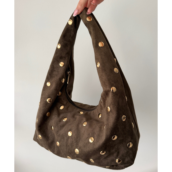 Sac daim clouté kaki  - DRESS DESIREE