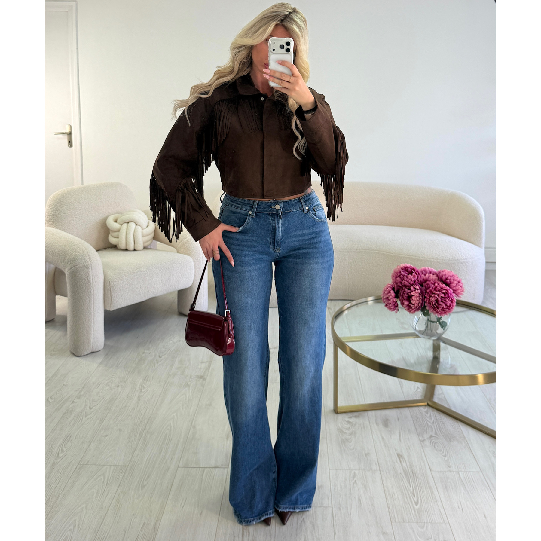 Blue Tall Wide-Leg Jeans - DRESS DESIREE