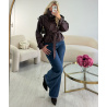 Jeans standard wide leg bleu - DRESS DESIREE