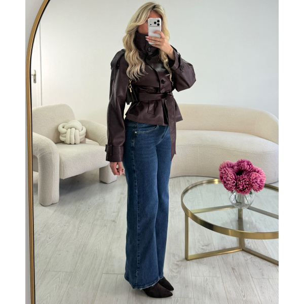 Standard wide-leg blue jeans - DRESS DESIREE