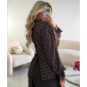 Chemise carreaux dos ouvert - DRESS DESIREE