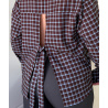 Chemise carreaux dos ouvert - DRESS DESIREE