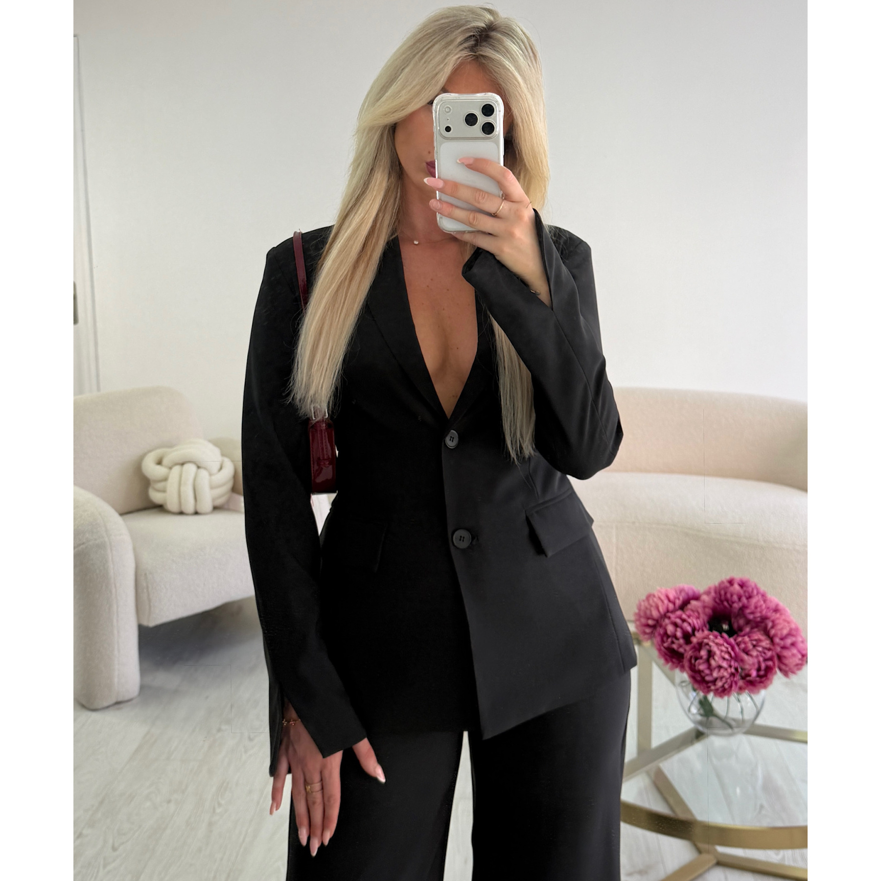 Blazer Structuré Noir Femme | Cintré & Élégant | Dress Désirée