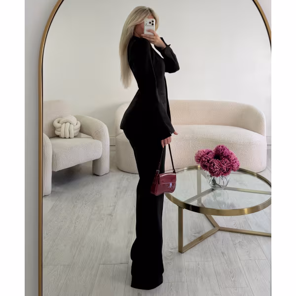 Blazer Structuré Noir Femme | Cintré & Élégant | Dress Désirée