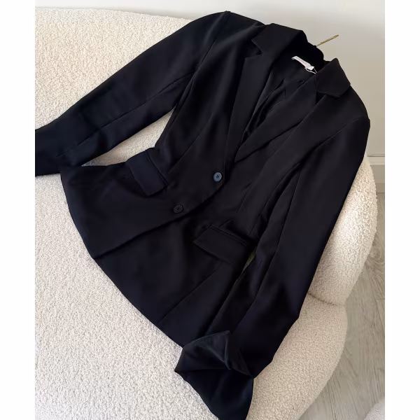 Blazer Structuré Noir Femme | Cintré & Élégant | Dress Désirée