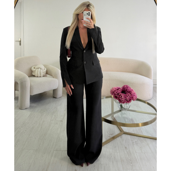 Pantalon extra tall large noir - DRESS DESIREE