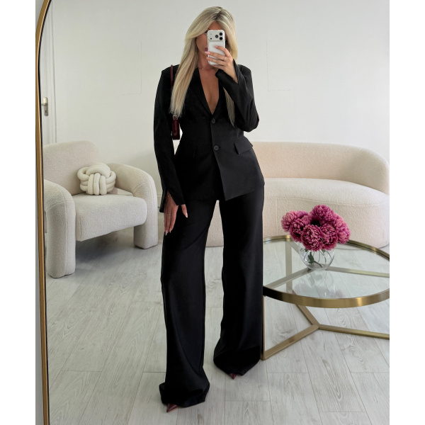 Pantalon extra tall large noir - DRESS DESIREE