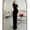 Pantalon extra tall large noir - DRESS DESIREE