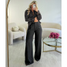 Pantalon tall large gris anthracite  - DRESS DESIREE