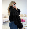 Bombers daim noir fourrure - DRESS DESIREE