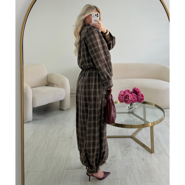 Ensemble pantalon ballon prune  - DRESS DESIREE