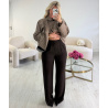 Pantalon fluide crème  - DRESS DESIREE