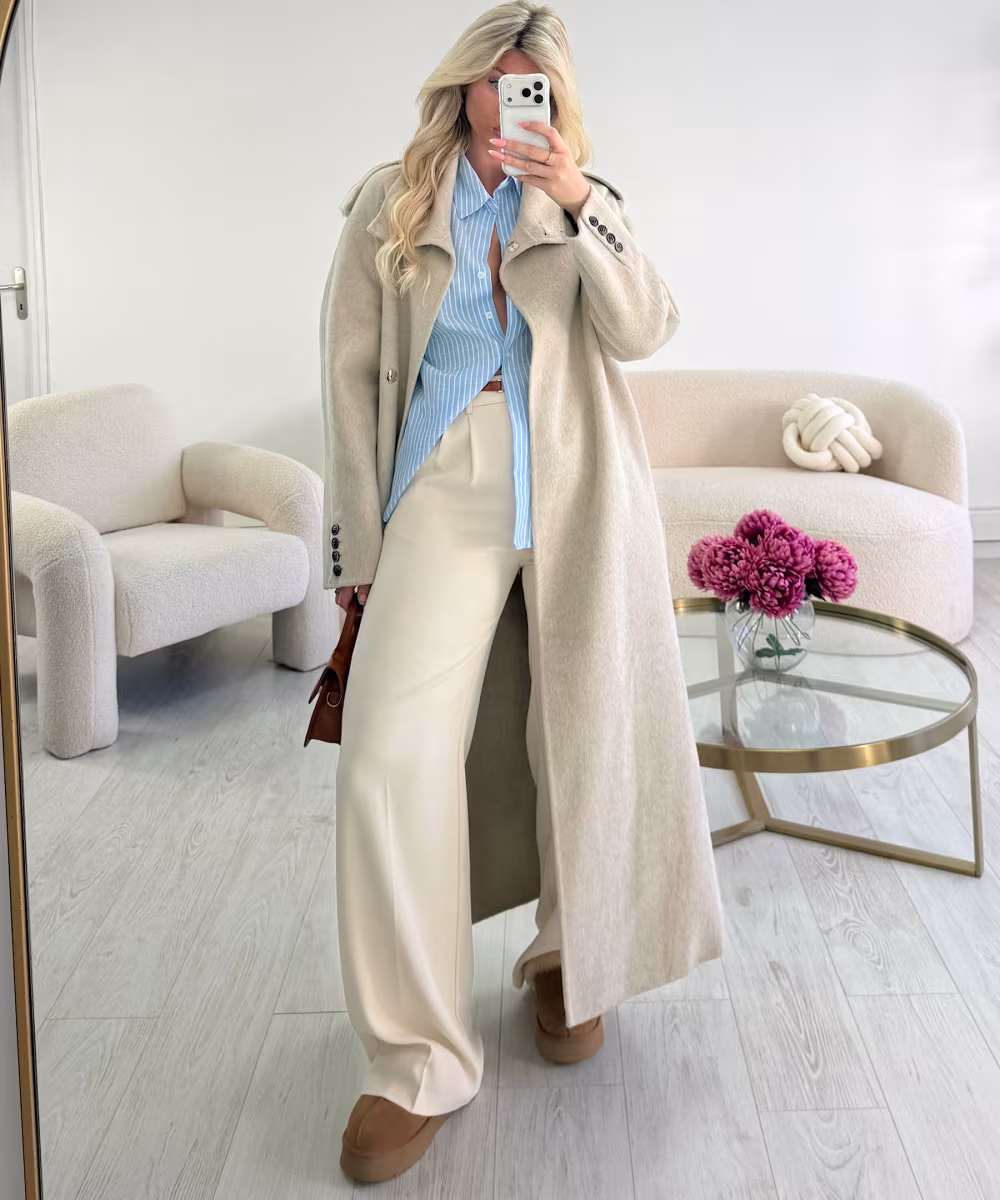 Pantalon fluide crème  - DRESS DESIREE
