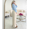 Pantalon fluide crème  - DRESS DESIREE