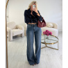 Extra-tall blue washed jeans