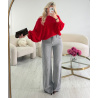 Extra long grey jeans - DRESS DESIREE