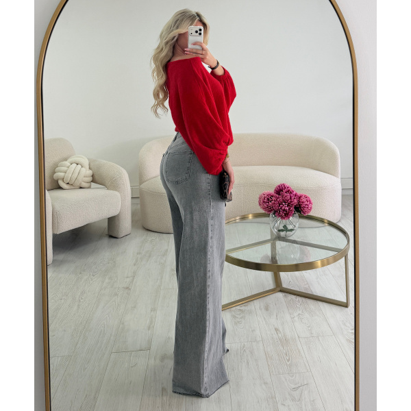 Jeans extra long gris clair - DRESS DESIREE