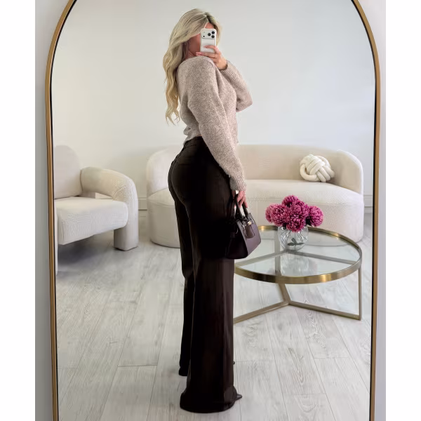 Pull/gilet boutons taupe - DRESS DESIREE
