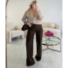 Taupe button-up jumper/cardigan - DRESS DESIREE