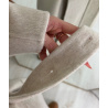 Long, thick beige wool coat - DRESS DESIREE