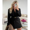 Black fitted blazer dress - DRESS DESIREE