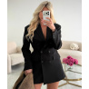 Robe blazer cintré noir - DRESS DESIREE