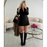 Black fitted blazer dress - DRESS DESIREE