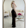 Jeans tall wide leg marron - DRESS DESIREE