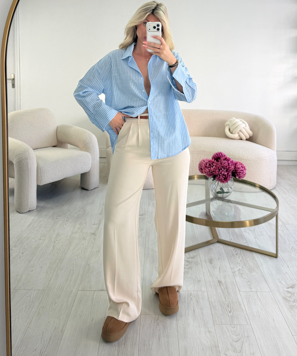 Thin camel belt  - DRESS DESIREE