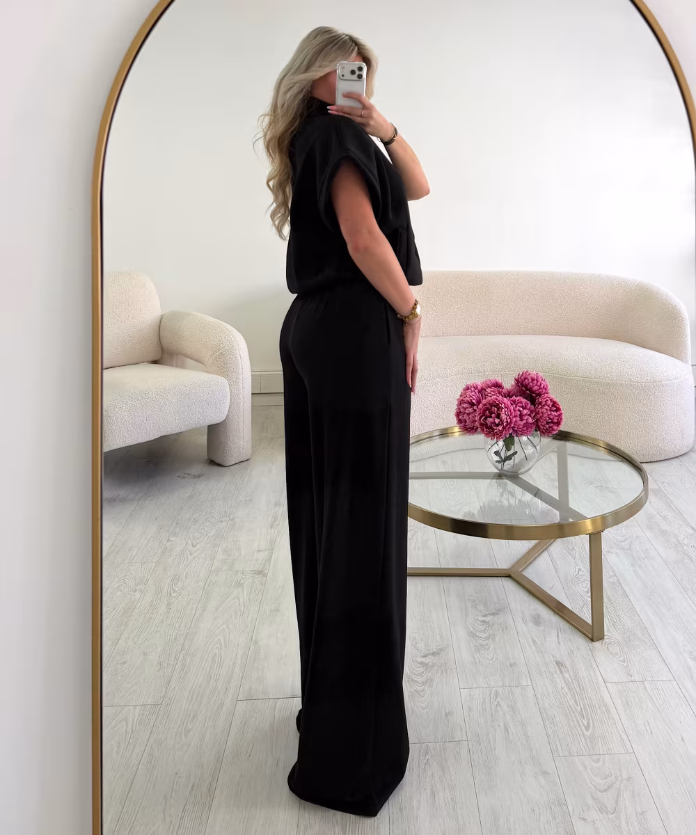 Pantalon cosy extra tall noir