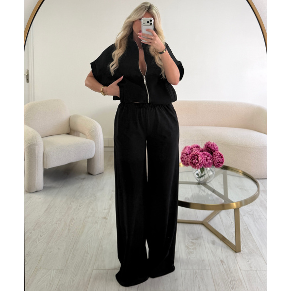 Comfy black extra-tall trousers - DRESS DESIREE