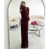 Pantalon comfy extra tall bordeaux  - DRESS DESIREE