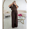 Comfy brown extra-tall trousers - DRESS DESIREE