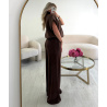 Pantalon comfy extra tall marron  - DRESS DESIREE