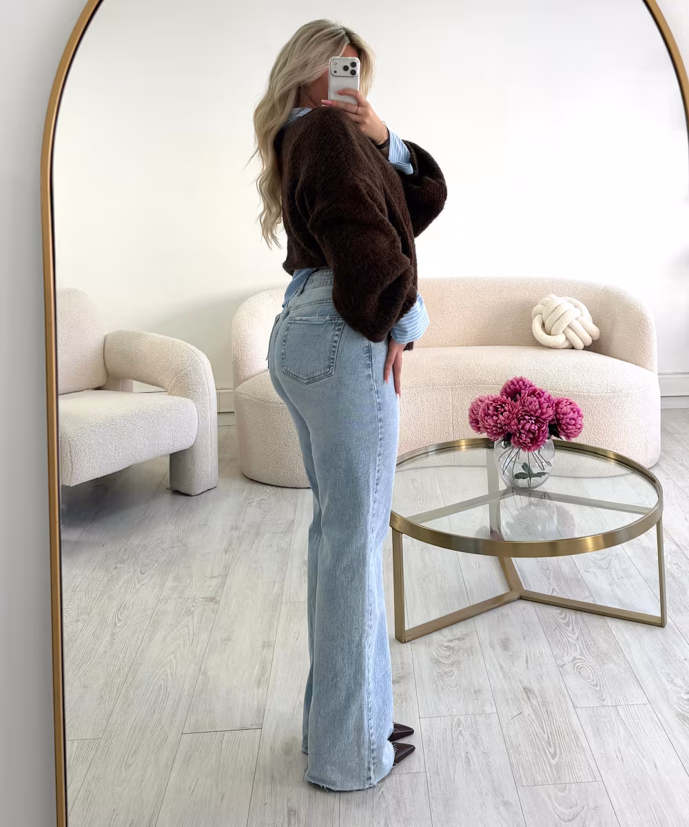 Jeans Tall bleu clair